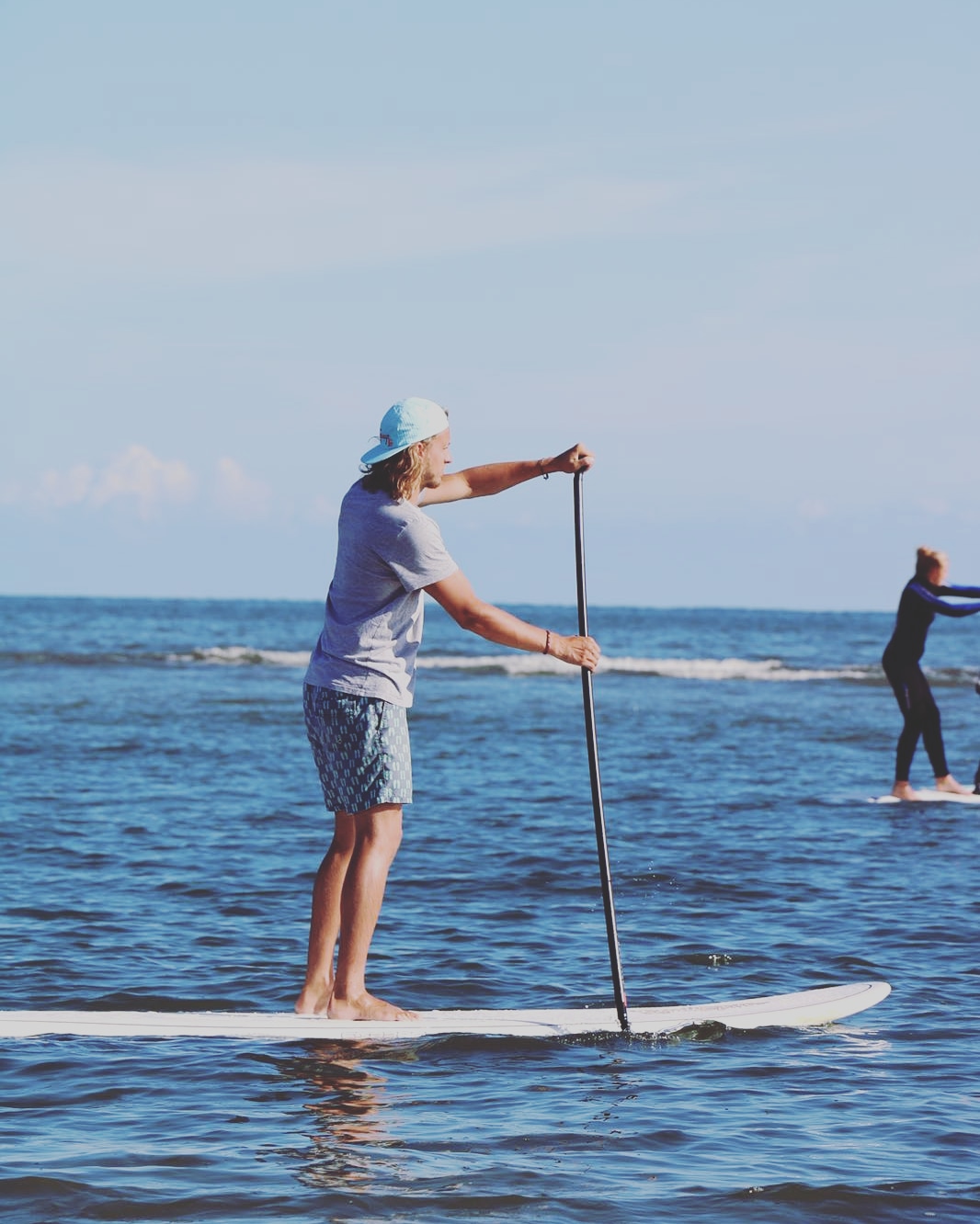 Stand Up Paddling im Glattwasser am Oststrand