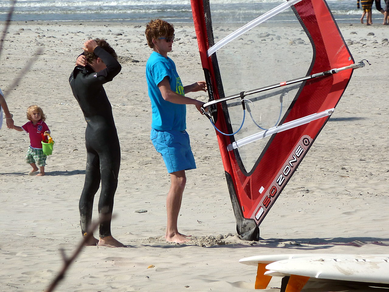 Unterricht am Strand