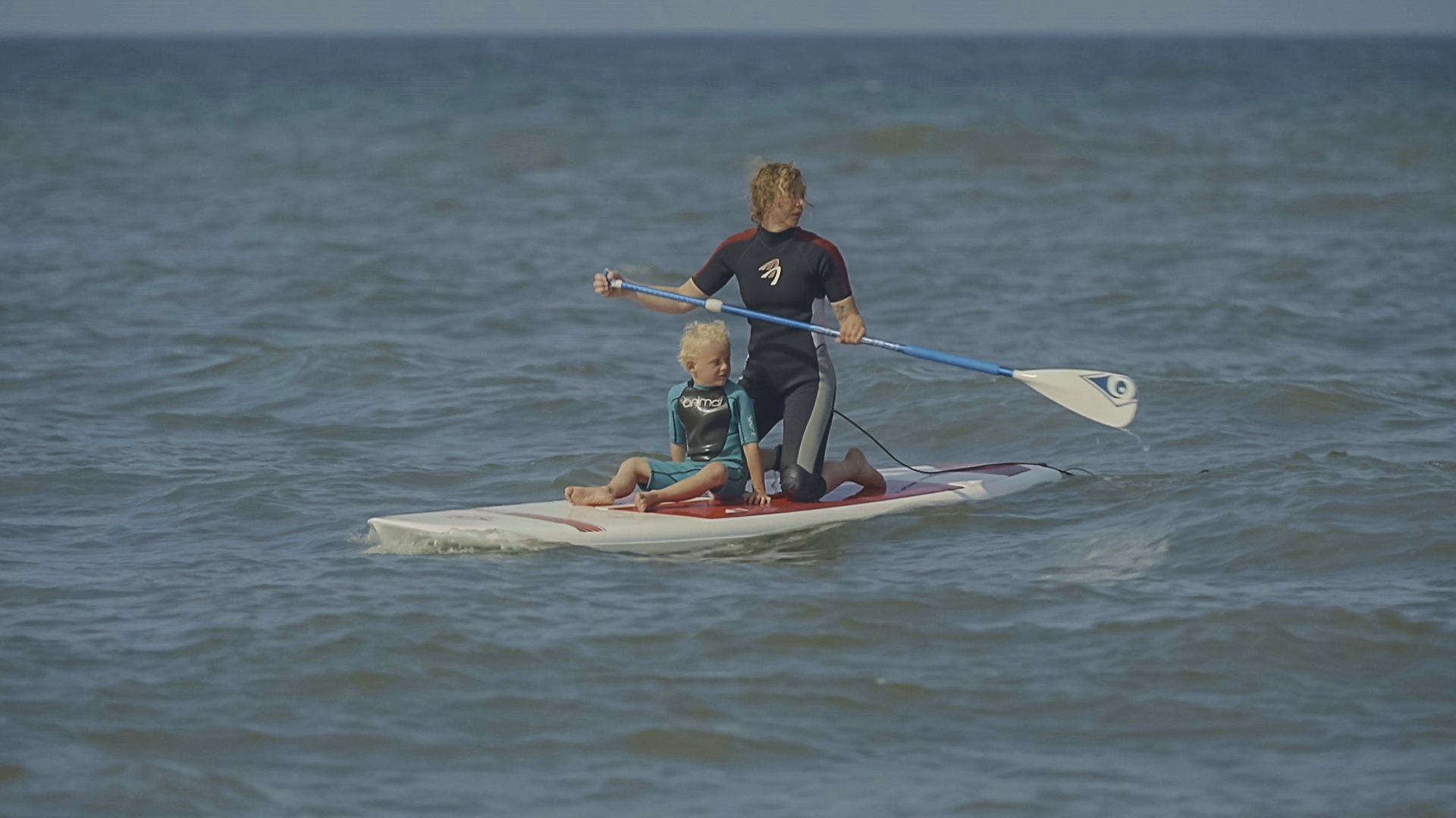 Spaß auf dem SUP